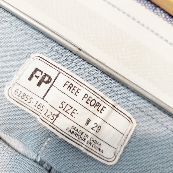 Free People Flared Light Wash Bell Bottom Pull-On Jeans - Picture 7 of 12